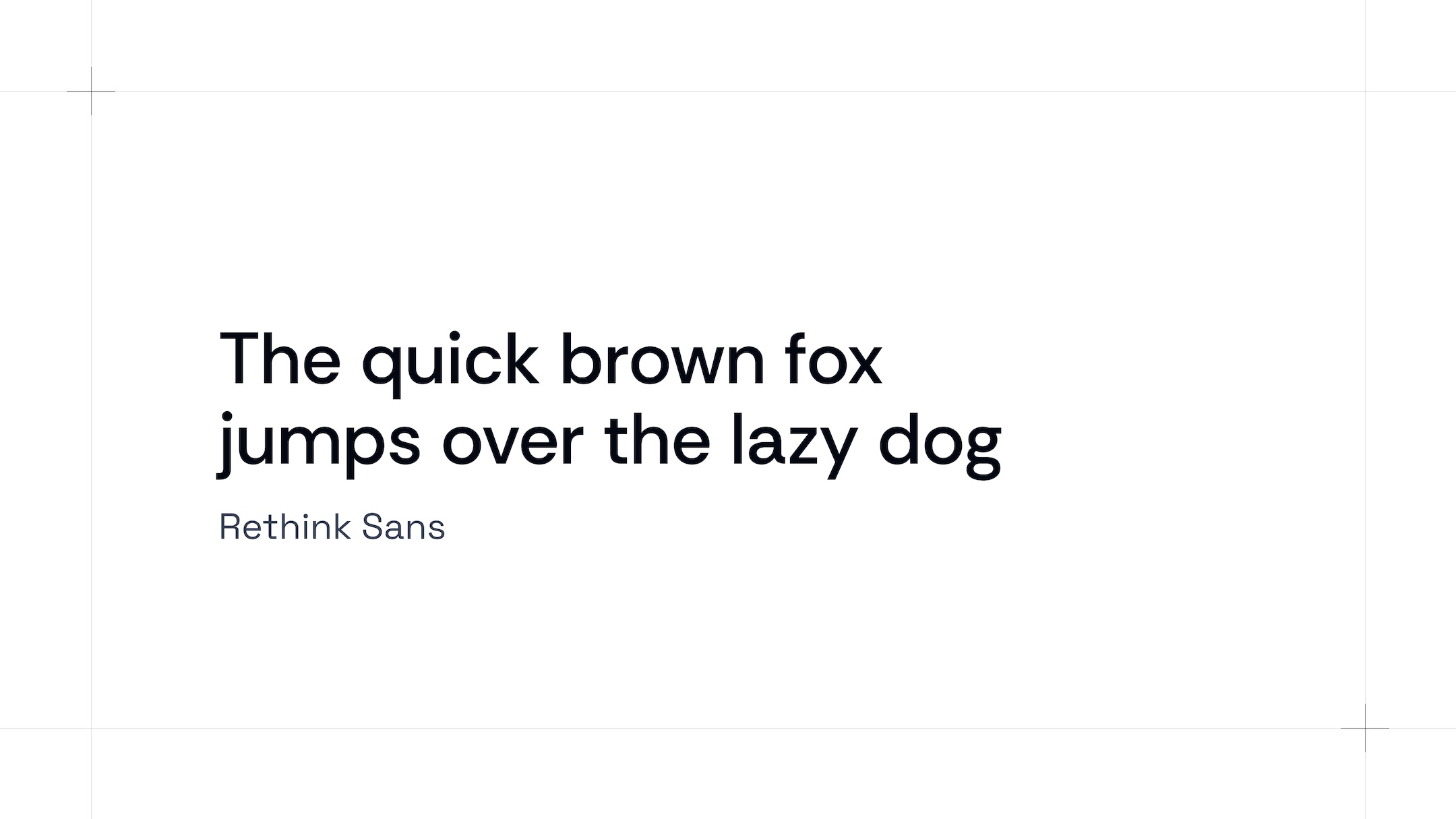 Rethink Sans